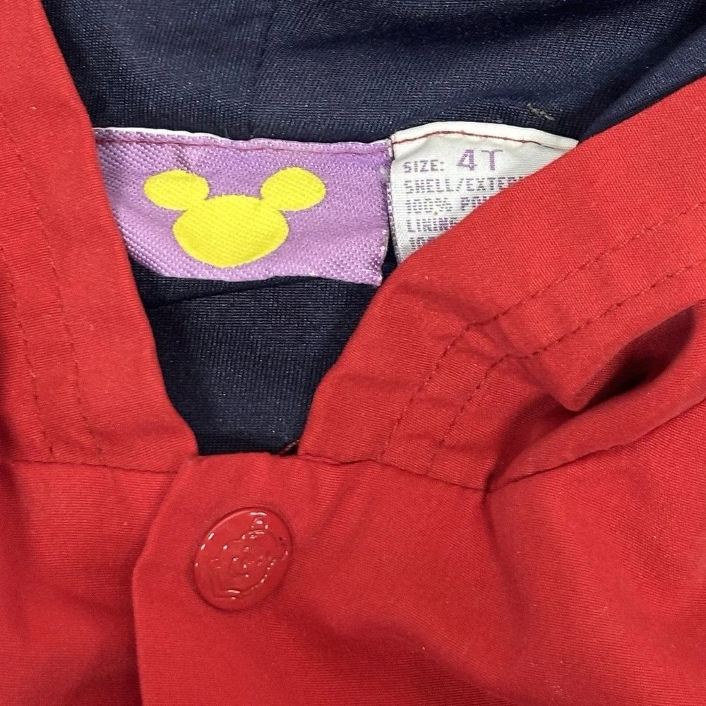 Vintage Kids Disney Winnie the Pooh Denim Jacket Embroidered Pooh Bear Size 4T